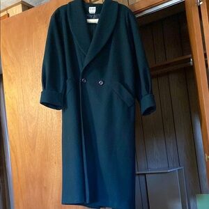 Women’s forest green dress coat